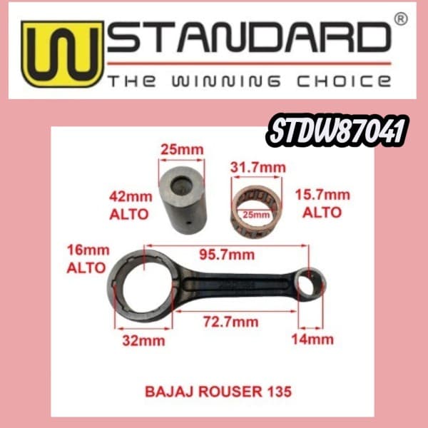 Biela completa ROUSER 135 W STD
