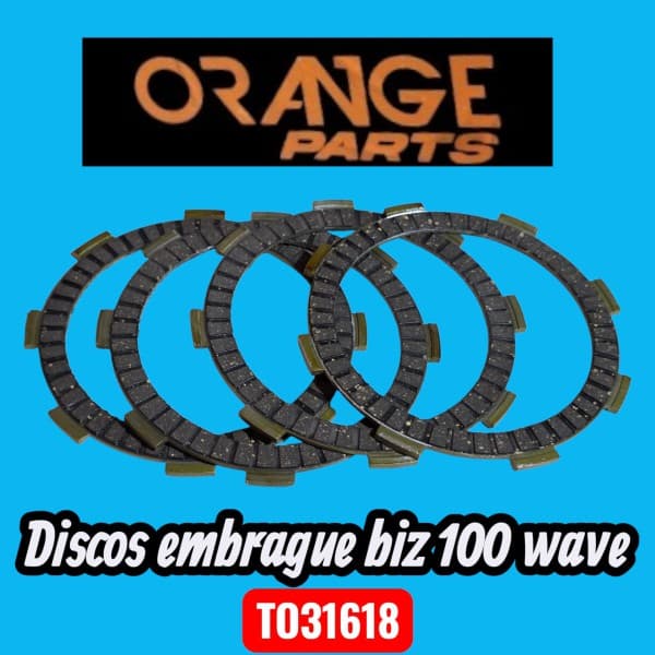 DISCO EMBRAGUE BIZ 100 WAVE (4) THE-ORANGE