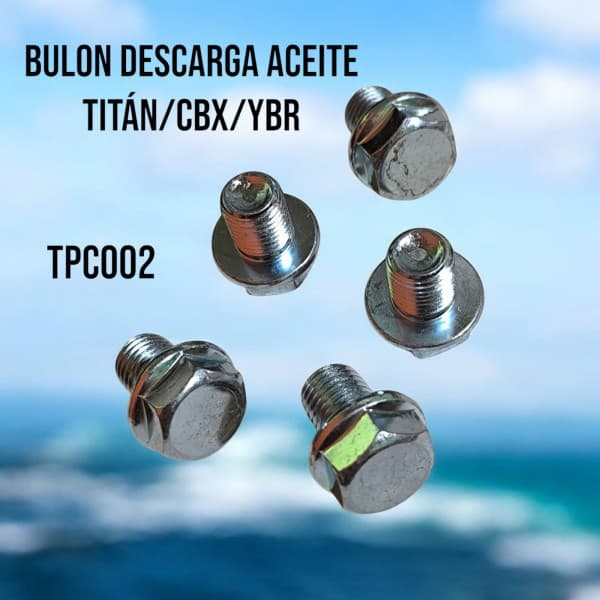 BULON DESCARGA DE ACEITE H.TITAN /CBX /Y.YBR HADA