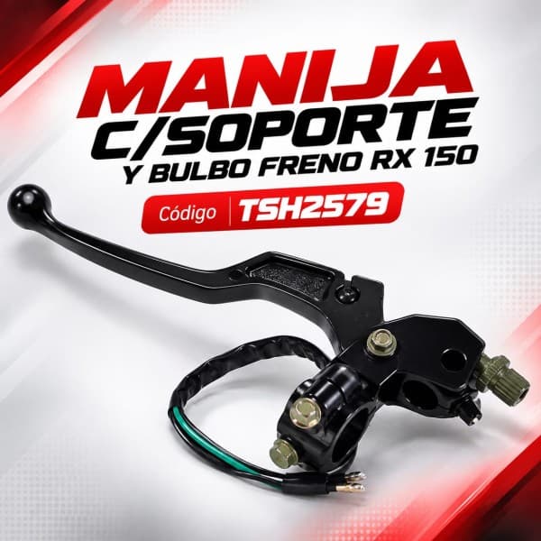 MANIJA C SOPORTE Y BULBO FRENO RX 150 TSH
