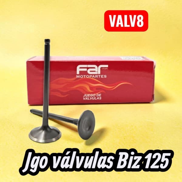 KIT DE VALVULA BIZ 125 FAR