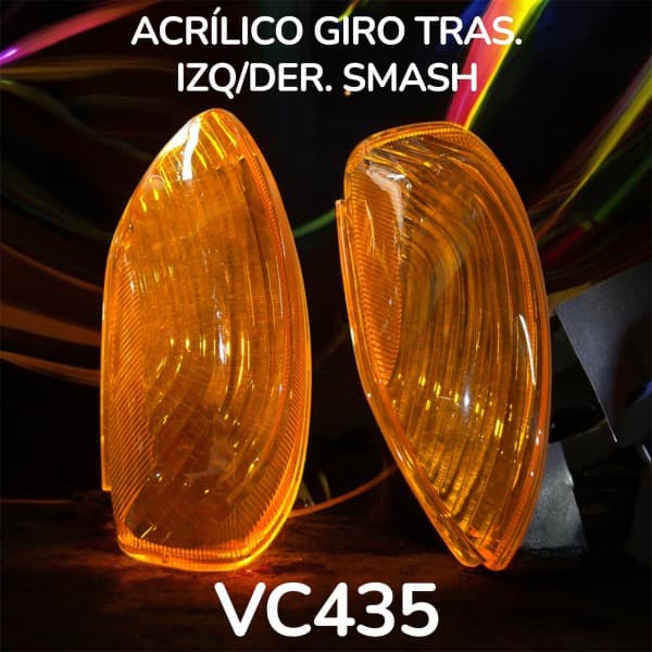 Acrilico GIRO TRAS DER/IZQ SMASH PLASTICA VC