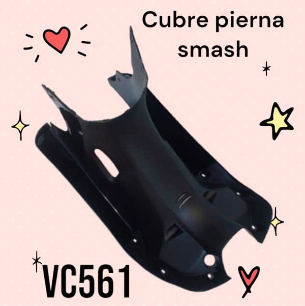 CUBRE PIERNAS SMASH / BIZ NEGRO PLASTICA VC