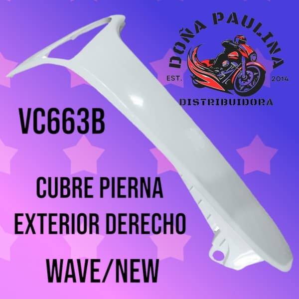 CUBRE PIERNA WAVE-NEW EXTERIOR DERECHA