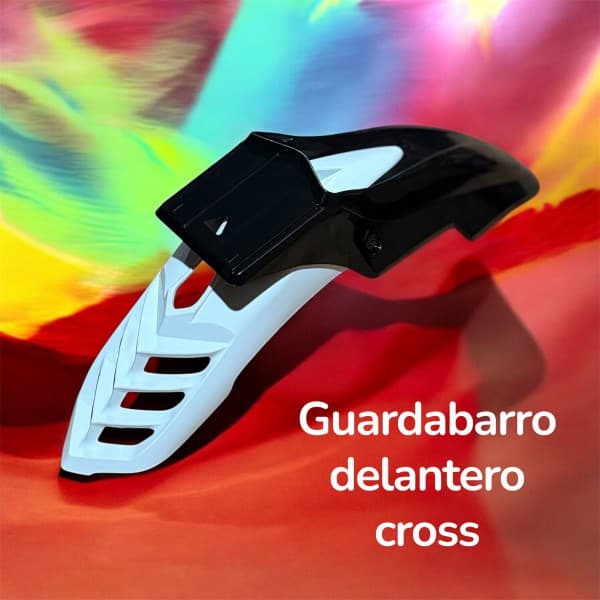 GUARD DELAN CROSS JGO NEGRO/BLANCO PLASTICA VC