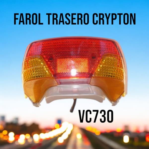 FAROL TRASERO CRYPTON PLASTICA VC