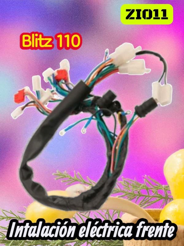 INSTALACION ELECTRICA FRENTE BLITZ 110 (V8) NITRO