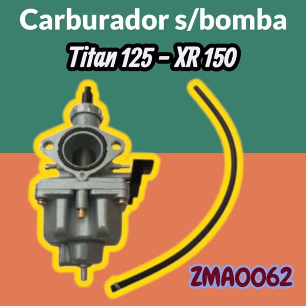 CARBURADOR TITAN 125-XR 150 S/BOMB PZ26 ZEMBA