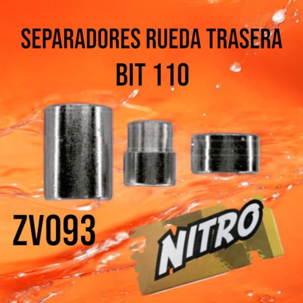 SEPARADORES RUEDA TRASERA ML BIT NITRO